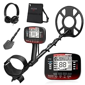 DR.ÖTEK Metal Detector for Adults & Kids Professional, Super Easy to Operate Waterproof Gold Detector, Pinpoint…