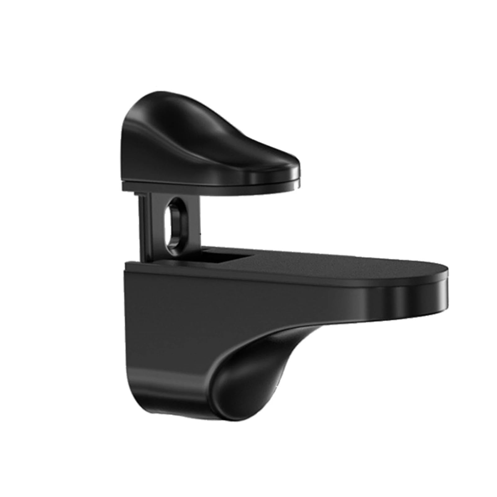 10 Pcs Glass Shelf Support Adjustable Bracket Folder Wood Holder Clamp for Shelves for Balustrade Stair Handrail