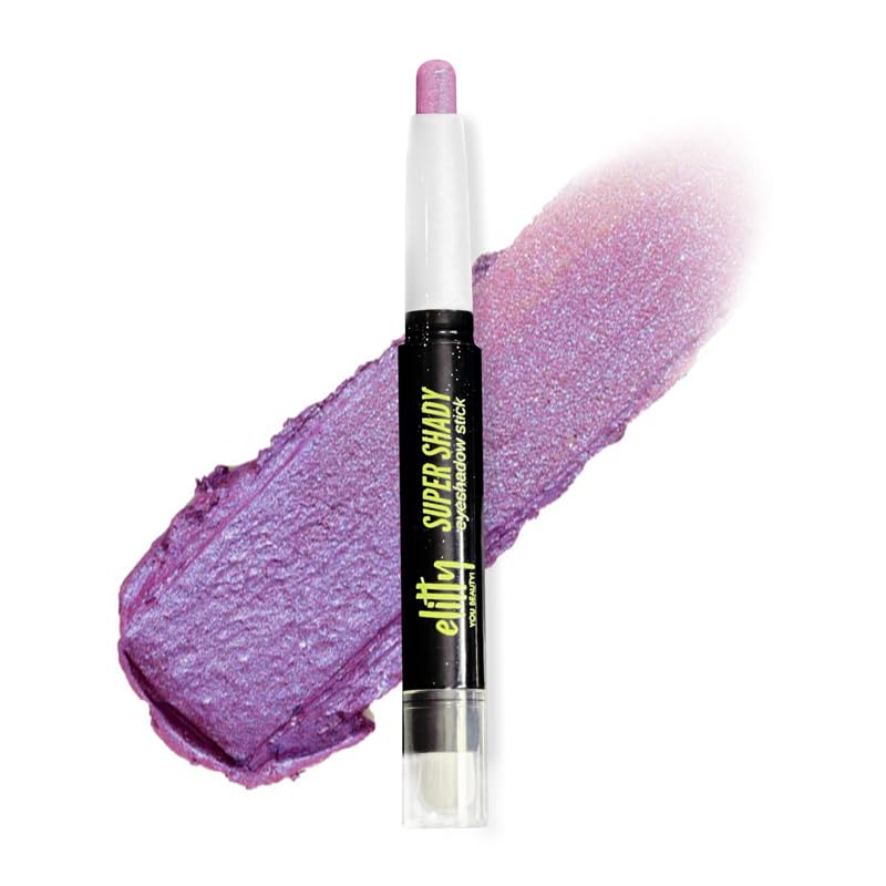 Elitty Eyeshadow Stick | Shimmer | Waterproof | Easy to blend, non creasy, Beginner's Friendly eyeshadow | More than 24 Hour Stay | G&T (Lilac), 1.7g-image-33