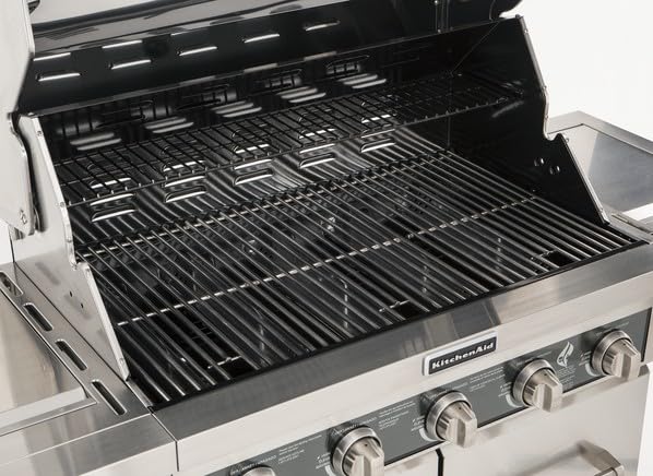 BBQ-PLUS Grill Replacement Part Kit for Kitchen Aid 3-Burner Grill 720-0787D 730-0787D 720-0953 730-0953 720-0953L 7mm Solid Stainless Steel Cooking Grates Burner Heat Plates by BBQ-PLUS - Image 6