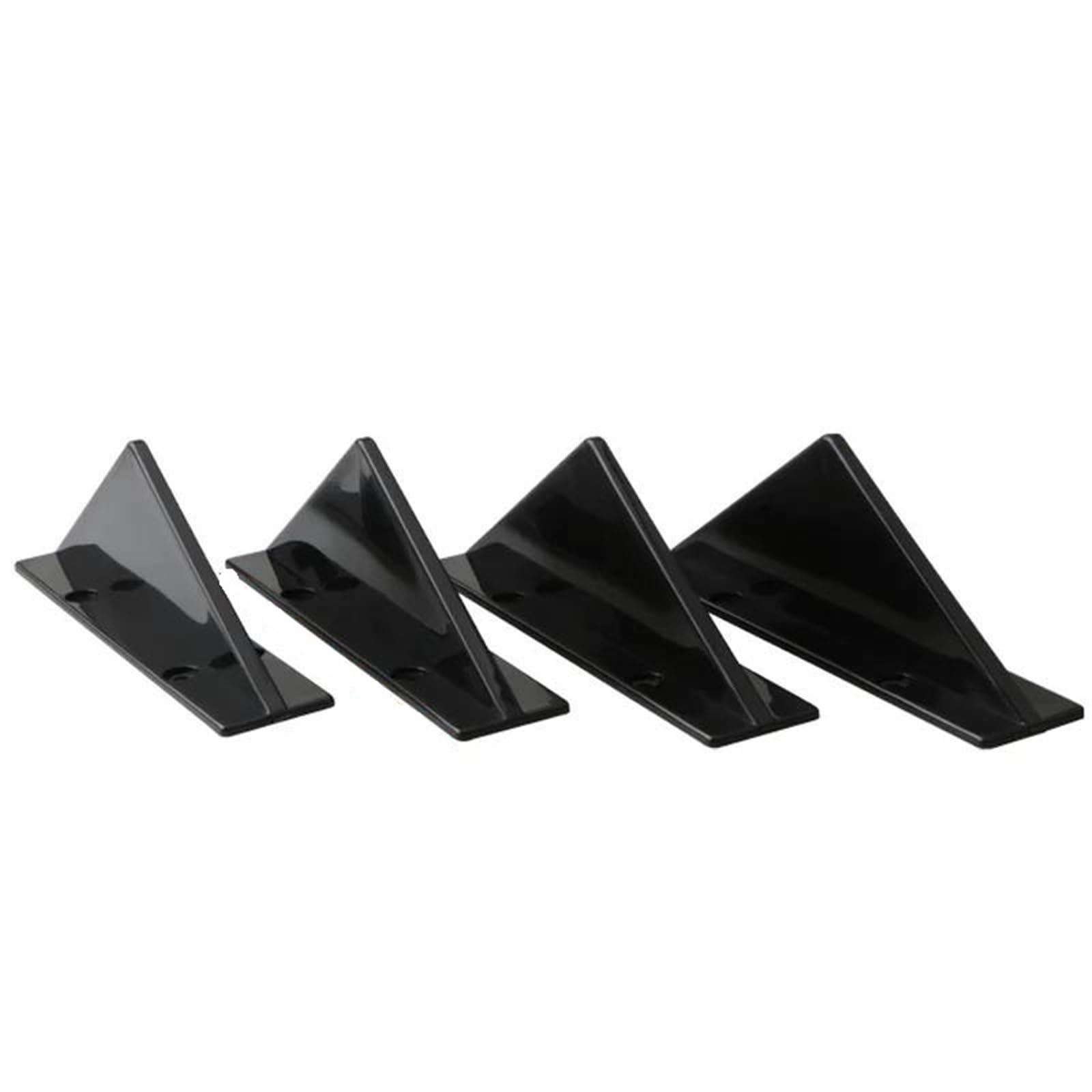 Spoiler Posteriore Auto Decorazione Universale In Carbonio Nero Lucido Decorazione Per Auto Paraurti Posteriore Per Auto Spoiler Diffusore Splitter Labbro Curvo(Black Flat)