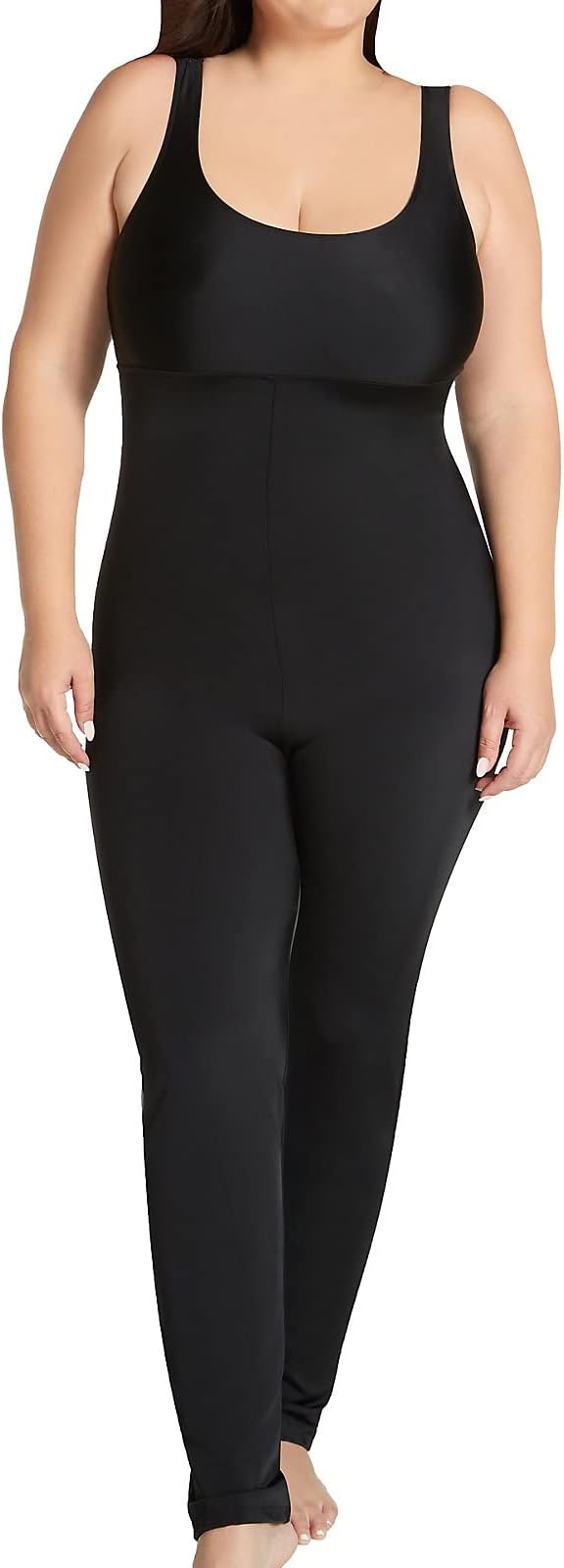 InstantFigure Womens Compression Shapewear All Over Control Smooth Bodysuit Body Shaper One Piece WB40231