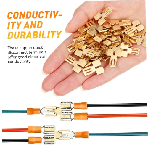 Conectores para cables eléctricos de 36 piezas con terminales de horquilla resistentes al calor 3