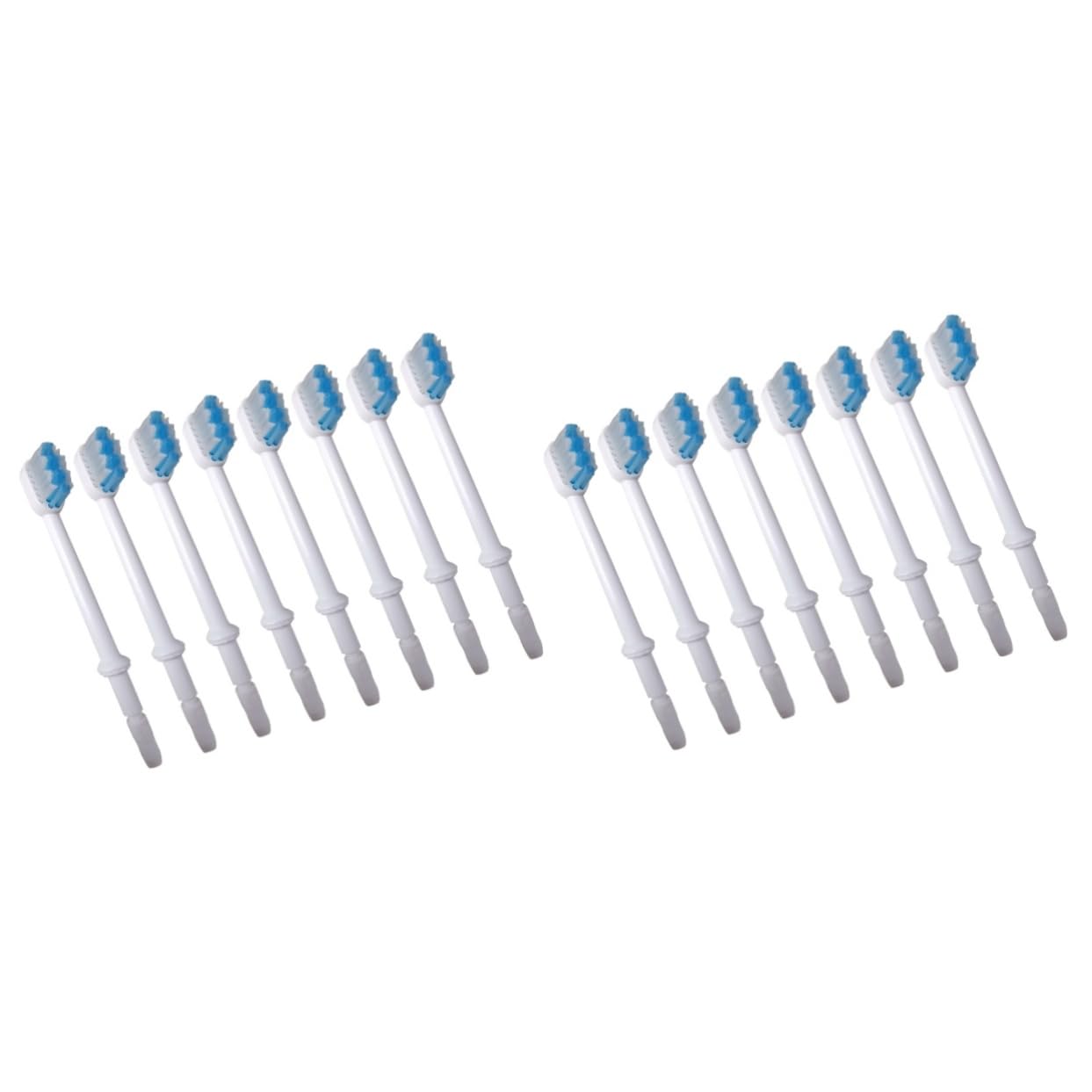 UKCOCO 2 Series Recambios De Unidades Para Irrigador Oral Cabezales De Cepillo Compatibles Limpieza Efectiva Dientes Y Encías Material Duradero Accesorios Para Higiene Bucal 8 Piezas*2