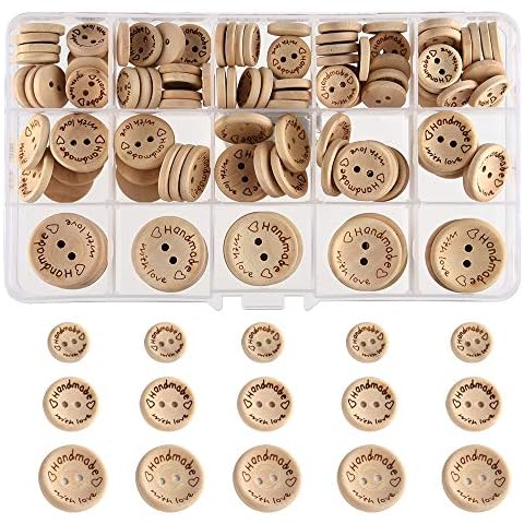 Boutons en bois FEPITO Cover