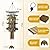 YLYYCC Wind Chimes for Outside, 30"Memorial Wind Chimes with 24 Copper Tubes and 16 Copper Bell for Garden,Patio,Window Wind Chime Hanging Decoration,Bronze Memorial Sympathy Wind Chimes Gifts for Mom
