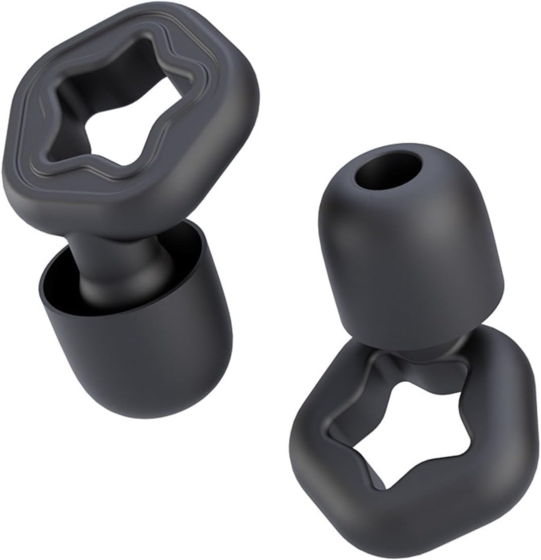 Ear Plugs for Sleeping Noise Cancelling,3 Pairs Reusable Hearing Protection Soft Silicone Ear Plugs for Noise Reduction,Shooting Ear Plugs for Travel Work Concerts Focus Snoring