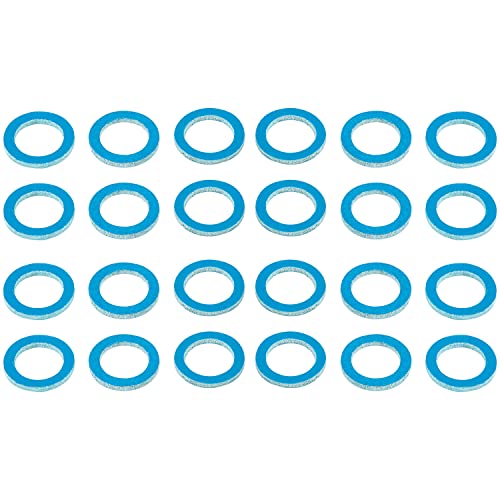 Image of Lower Unit Drain Plug Seal Gaskets for 3 /8 inch-16 Drain Fill Screws for 18-2945 Sierra Marine,98-102-09 SEI Marine,9-60101 /02 Mallory Marine,MR-103 OBR Red Rhino, Mercury Marine (24PCS)