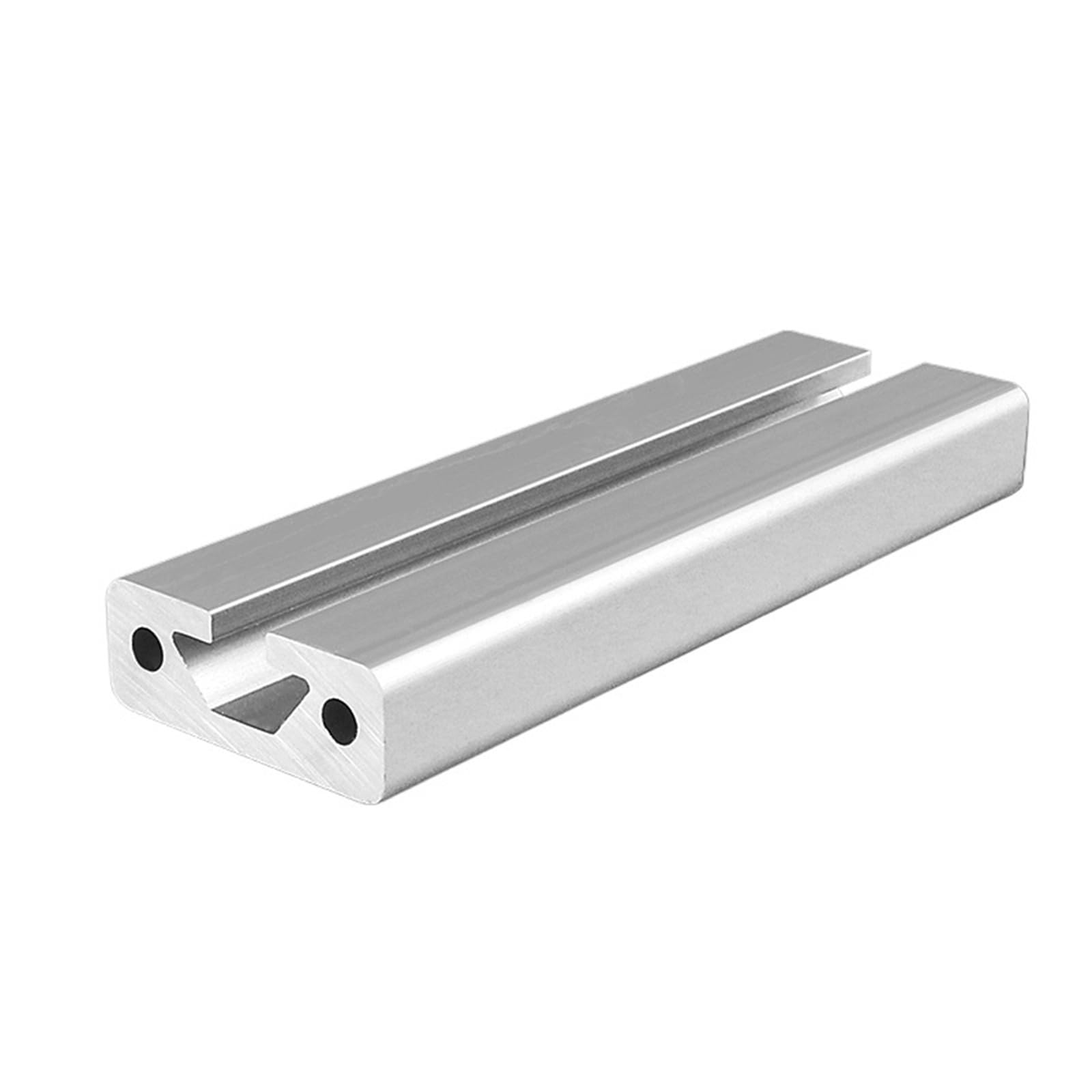 GTPBAO 1640 Profilo estruso in alluminio anodizzato argento con fessura da 8 mm, telaio guida 16x40 mm for porta scorrevole con staffa for macchina Binario estruso(850mm 33.46" long)