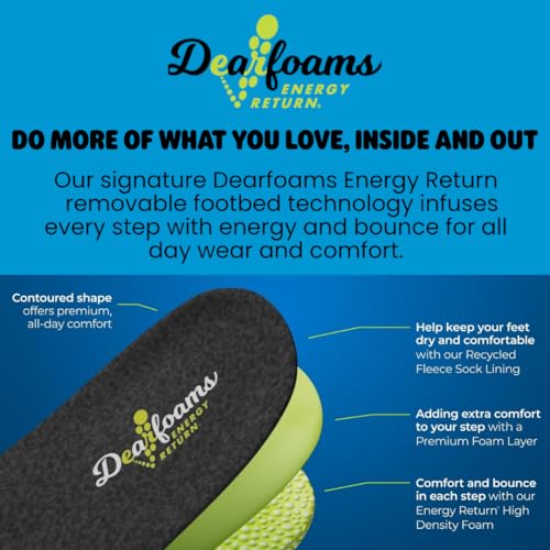 Image of Dearfoams Men's Memory Foam Indoor House Slippers Brixen Ankle Boot House Shoes - Gifts for Men