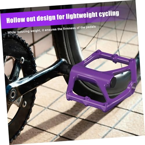 TOYANDONA 1Pair Mountain Bike Pedals Flat Non Slip Platform for Road and Outdoor Riding Durable and Lightweight for Adult and Riding Scenarios3