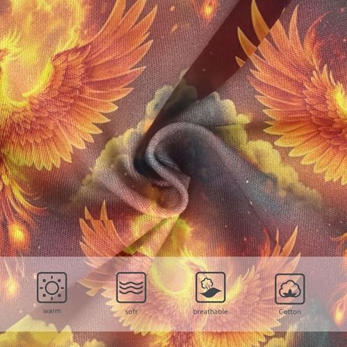 Girls Underwear Toddlers 2t Cotton Panties Little Girl Print Kids Briefs Undies Cool Fire Phoenix Bird Print3