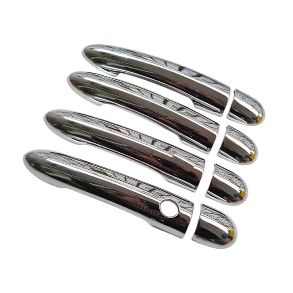 Mhtgd K1 Abs Chrome Door Handle Catch Cover Trim Cap Auto Accessories 8Pcs For Laguna For 3 For Iii 2009 2011 2012