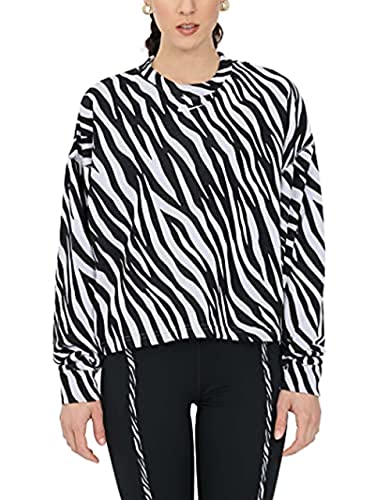 Nike Sportswear Womens Icon Clash Womens Crew Sweatshirt (Small, Purple Chalk/White)