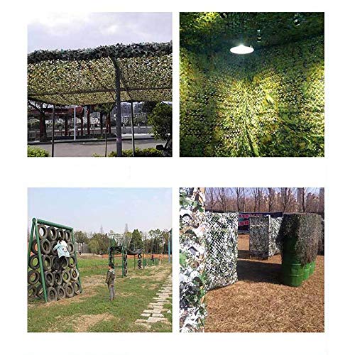 Malla de camuflaje con protección solar y red militar wangk transpirable 7
