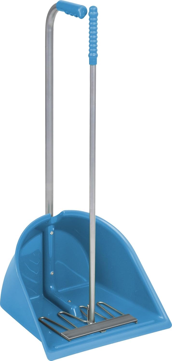 Kerbl Mistboy 328146 - Secchio per Letame in plastica e Metallo, Lunghezza 75 cm, Colore: Blu Reale