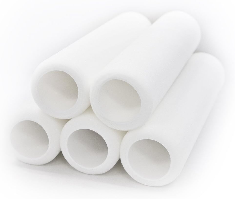 Timeless Roller Kit Foam Roll Replacement Five-Pack (5). Each Measures 9โ Long; Easily Fits over the Timeless Roller. Resulting Varnish Application is Free from Lint; Resulting Work Has a Sprayed-Like