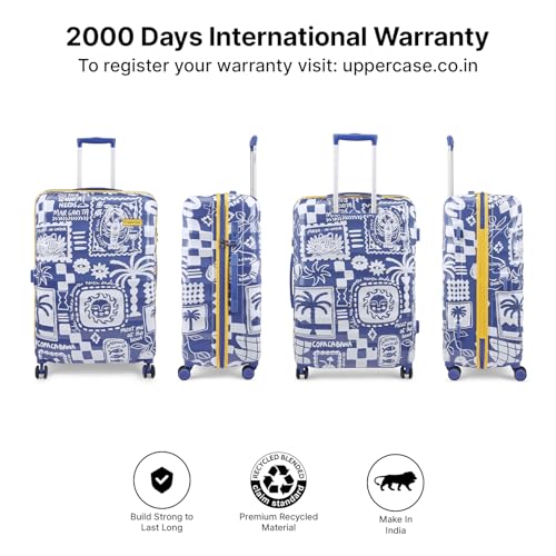 Image of uppercase Holidaze Large Printed Trolley Bag