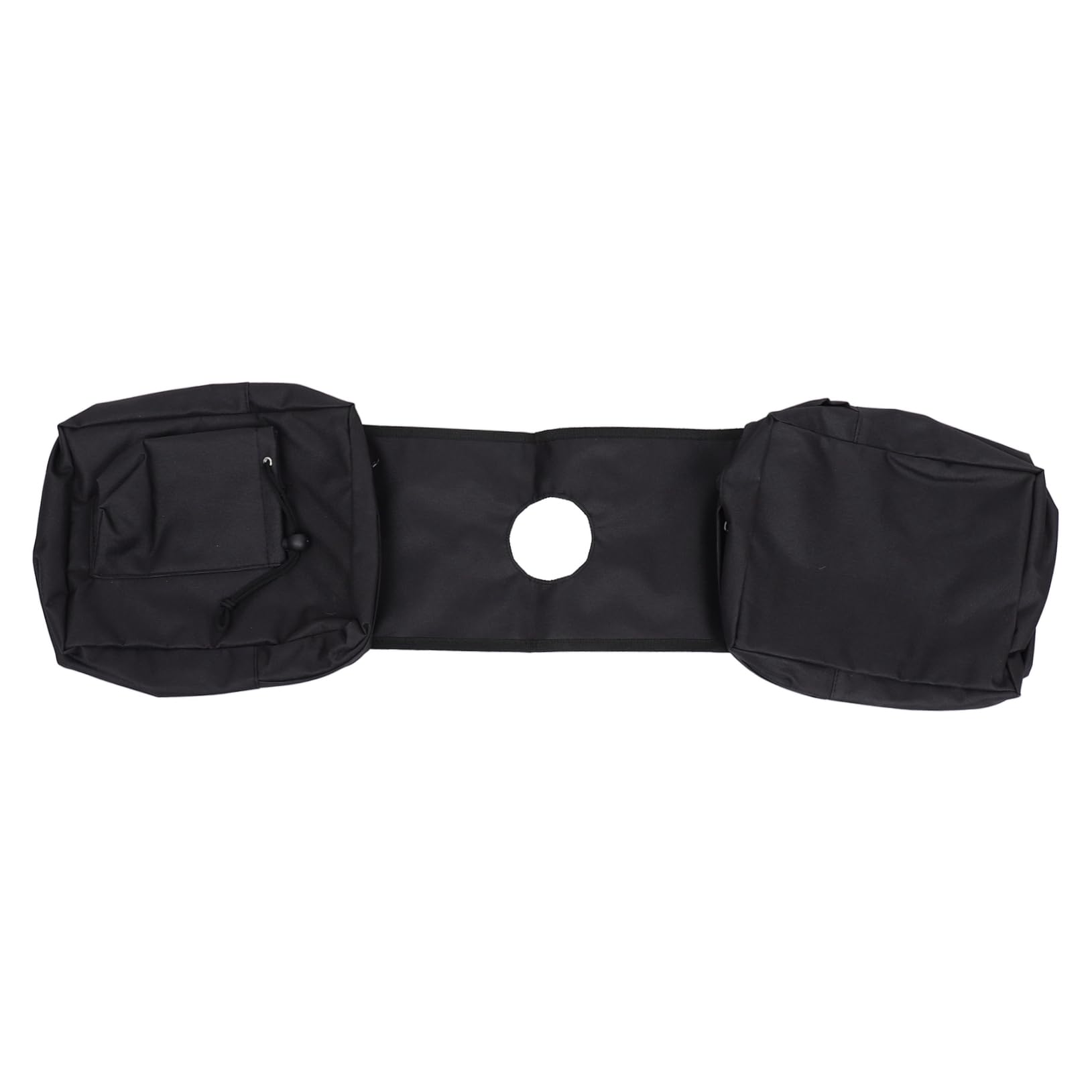 PLAFOPE Borsa Da Bici Oxford Doppia Tasca Con Chiusura Zip Facile Da Installare e Rimuovere Per Mountain Bike e Capiente e Resistente Agli Strappi