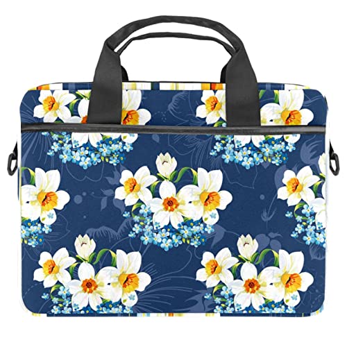 Sacoche ordinateur portable 13 13.3 14.5 pouces fleurie jaune