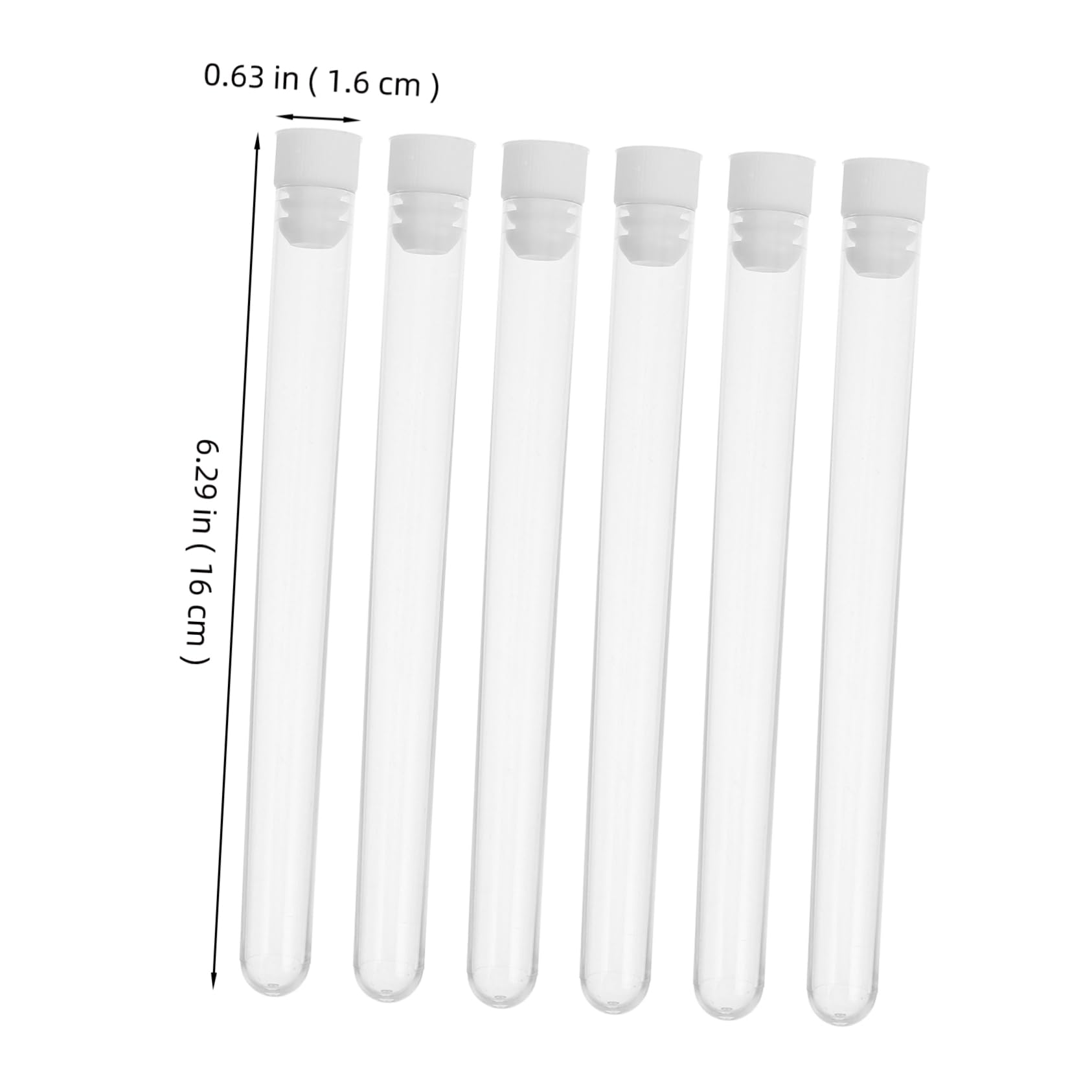 VILLCASE Contenitori per Aghi in Plastica Trasparente 100 Pezzi, Design Compatto e Portatile, Custodia per Piccoli Oggetti e Perline per Laboratori e Casa