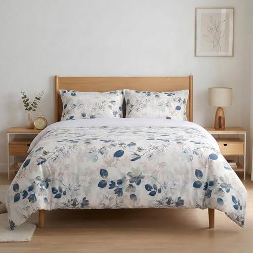 Etrexonline Juego de Funda Nórdica 3 Piezas Cama 150 Microfibra Suave Transpirable   1 Funda Edredón 220x240 cm y 2 Fundas de Almohada 50x75 cm (Herbal)