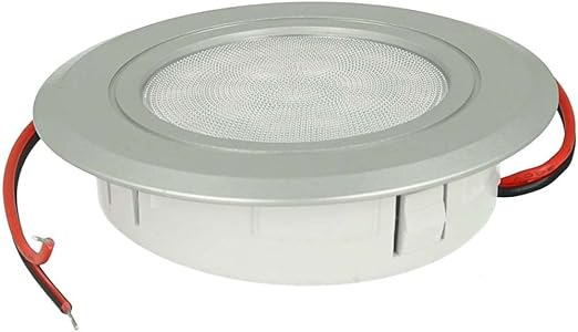 LEDLUX FP3325 A Mini Verzonken Led Spotlight Dimbaar Touch Dimmer Aan Uit DC 12V 2,5W Rond gat 60mm (4500K, Zilver)