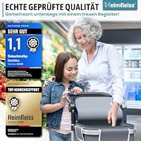Heimfleiss® Trolley Einkaufstrolley 56L Hackenporsche - Kühlfach | Grau – Ansicht 7