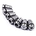 ATOPLEE ER11 Collet Set,7pcs Spring Collet Set for CNC Engraving Machine and Milling Lathe Tool,1/8 1/4 1/16 3/16 3/32 5/32 7/32 Inch