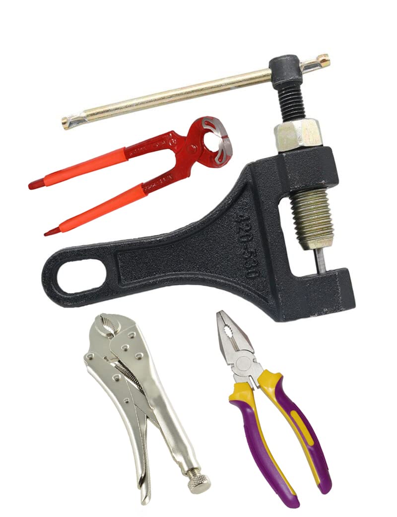 Digital Craft 4-in-1 Bicycle Chain Repair Tool Kit – Chain Pin Remover, Link Breaker Splitter, Chain Puller, Lock Plier, Top Cutter & Pliers for MTB & Road Bikes-image-35