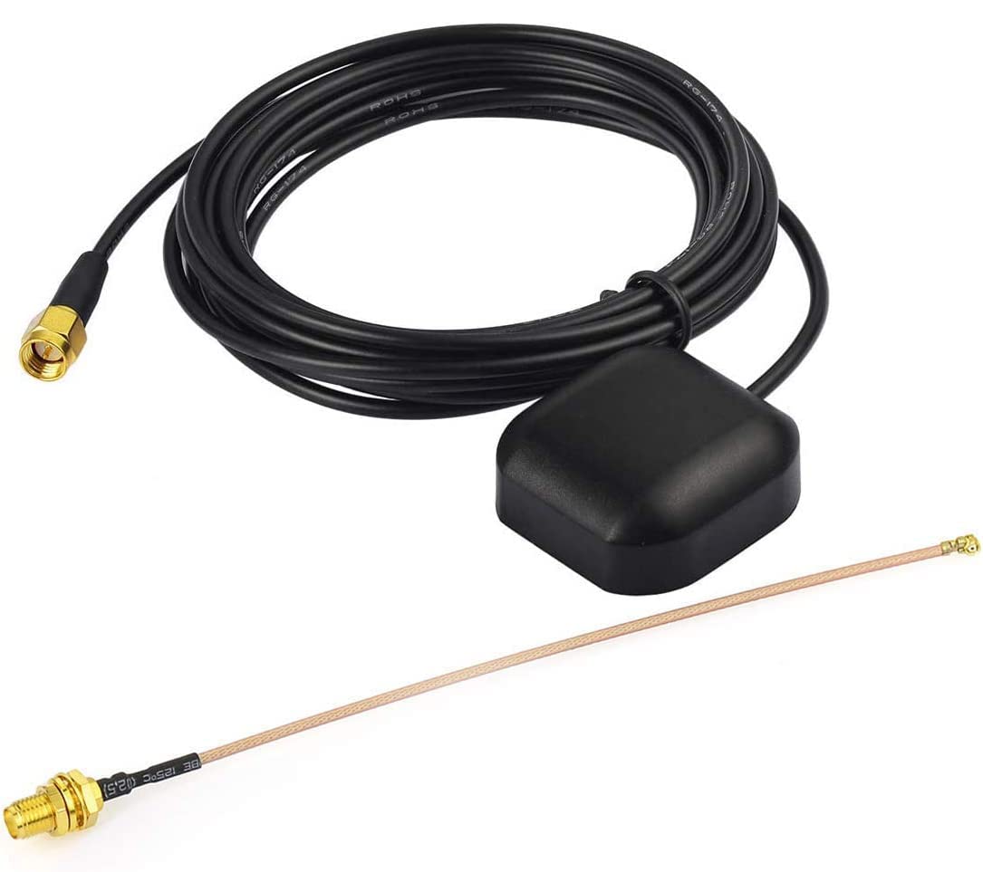 Navigation Antenna Magnetic Mount SMA Male GPS Antenna with 15cm IPEX to SMA Female RG178 Coaxial Pigtail Cable