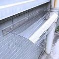 Transparent Invisible Front Door Awning Window Awning Door Awning Outdoor Awning, Garden Patio Porch Awning, UV Protected Arch Awning, Awning (Size : 40x140cm/16 x55)