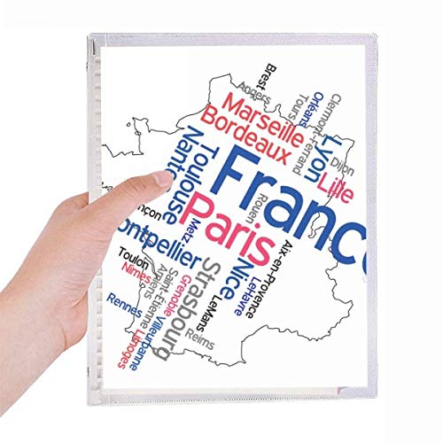 Carnet de notes à spirales Words City Name pour bureau et voyage