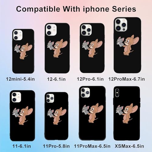 iPhone13 Mini用ケース トムとジェリー 【全機種対応】 アイフォン13 Mini用ケース TPU スマホケース おしゃれ 耐衝撃 薄型 軽量 ワイヤレス充電対応 携帯カバー 人気 贈り物