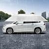 Carpa Universal Semi Automática para Auto, Cobertura Plegable (Gris Plata) | para Protección contra Sol, Lluvia y Nieve, Paraguas de Auto Portátil Plegable, Fácil Instalación con Impulso Hidráulico para SUV, Camioneta y Van 8