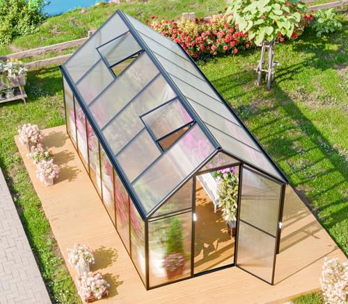12×6-FT-Polycarbonate-Greenhouse-Greenhouses-for-Outdoors-Green-House-Kit-Walk-in-Green-Houses-for-Backyard-Outside-Garden-Heavy-Duty-Green-House-for-Outside-Greenhouse-Kit 12×6 FT Polycarbonate Greenhouse Greenhouses for Outdoors Green House Kit Walk in Green Houses for Backyard Outside Garden Heavy Duty Green House for Outside Greenhouse Kit
