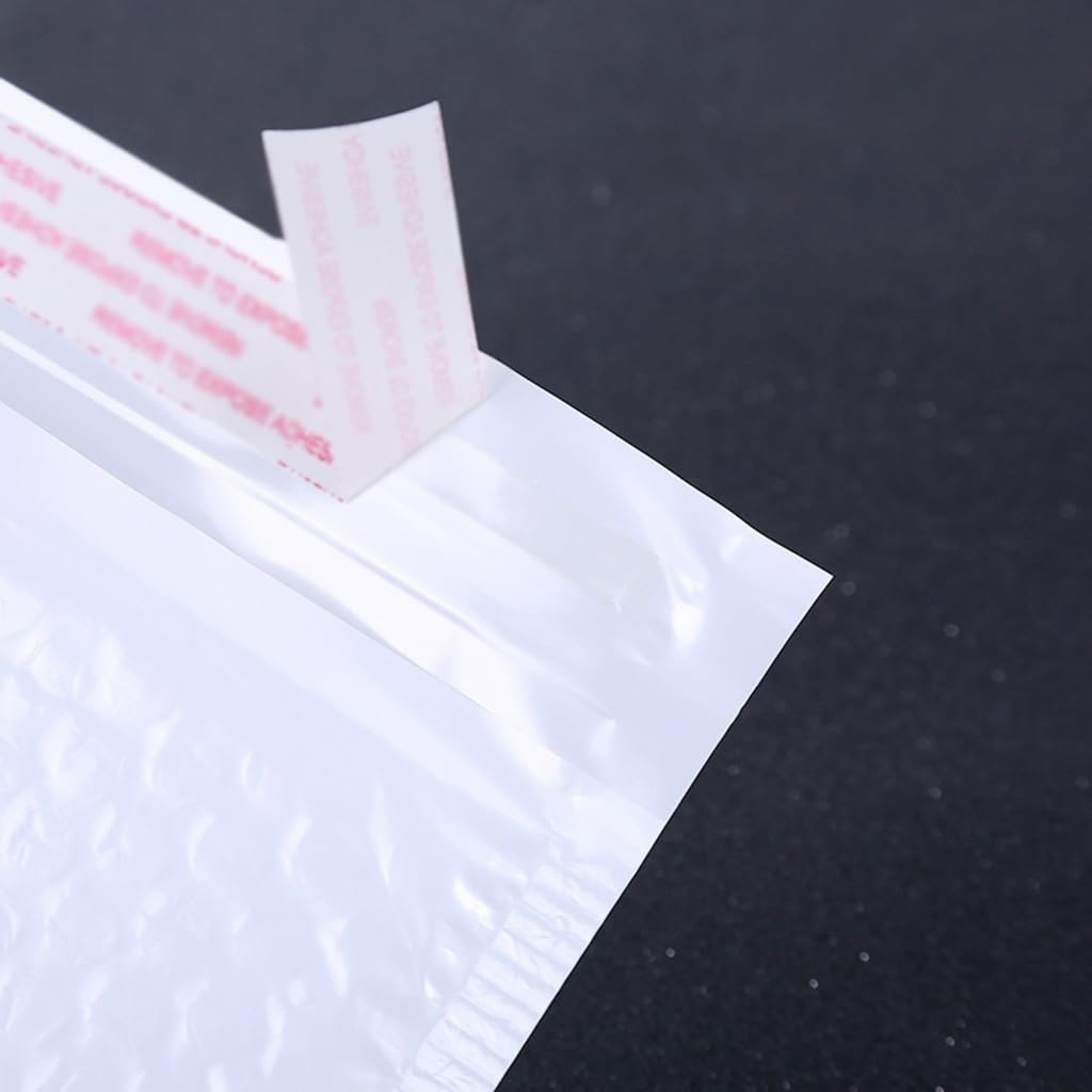 500 X Size 3 (140x195mm) White Padded Bubble Lined Secure Self Sealing
