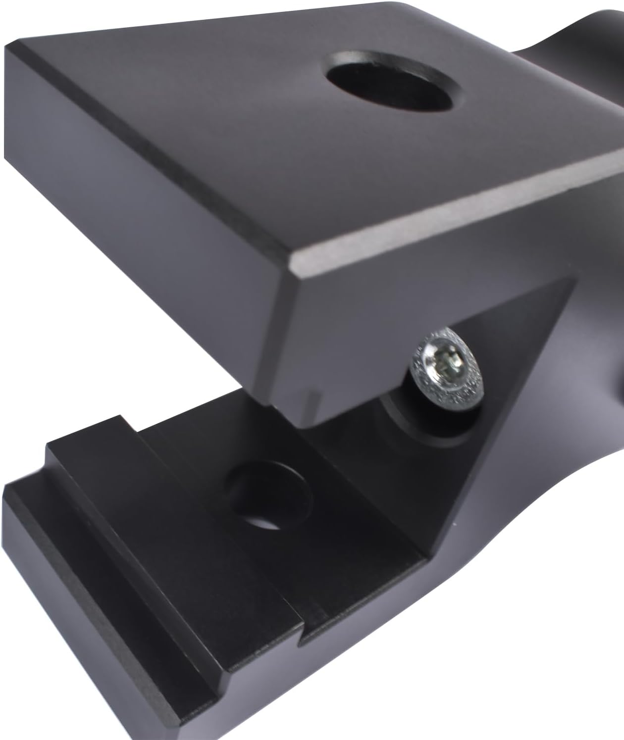 Black Adjustable Trailer Hitch, Fits 2.5-Inch Receiver, 6-Inch Drop/Rise Aluminum Drop Hitch Kit, Replaceable Tri Balls (1-7/8" for Max 6000lbs, 2" for max 8000lbs, 2-5/16" for max 18500lbs)