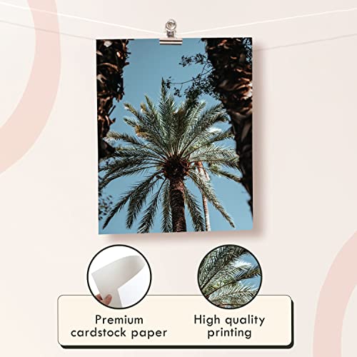 97 Decor Coastal Wall Art Decor - Coastal Posters Beach Pictures, Ocean Beach Prints Wall Art, Summer Tropical Artwork Coastal, Palm Tree Beachy Photos For Teen Girls Room Decorations (8X10 Unframed) #TOP5