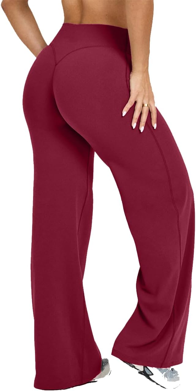 SoftMotion Straight Leg Bottoms Women Workout Leggings Fitness Gym Outdoor Sports Yoga Pants