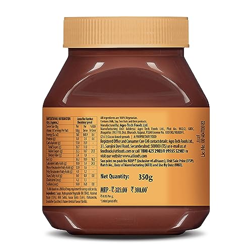 Image of Sundrop Cocoa Nut Hazelnut Spread, 350 gram (Pack of 2)