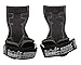 Lifting Grips PRO Weight Gloves Best Heavy Duty Straps Alternative to Power Hooks Deadlifts Adjustable Neoprene Padded Wrist Wrap (Black Leather, Medium 6.50