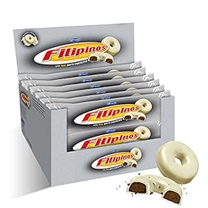 Filipinos Witte chocoladekoekjes met cacaomassa 135g [Pack 12] – de perfecte combinatie tussen authentieke witte…