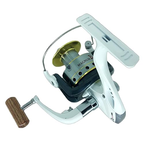 Molinete de Pesca Maruri Magnum Delux 2000-7 Rolamentos - Drag: 5kg - Carretel de Alumino COR:BRANCO