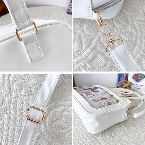 Image of TTCAYU Ita Bag Crossbody kawaii Pin Display Bag with Insert Ita Messenger Bags Japanese Handbag Shoulder JK Purse for Girl