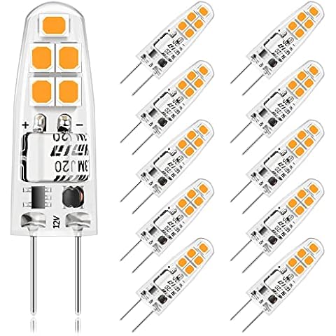 Anmossi Bombillas LED G4 2W 12V 3000K 200Lm (Paquete de 10) Cover