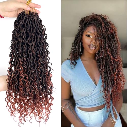 Goddess Locs Crochet Hair 24 Inch 8 Packs Faux...