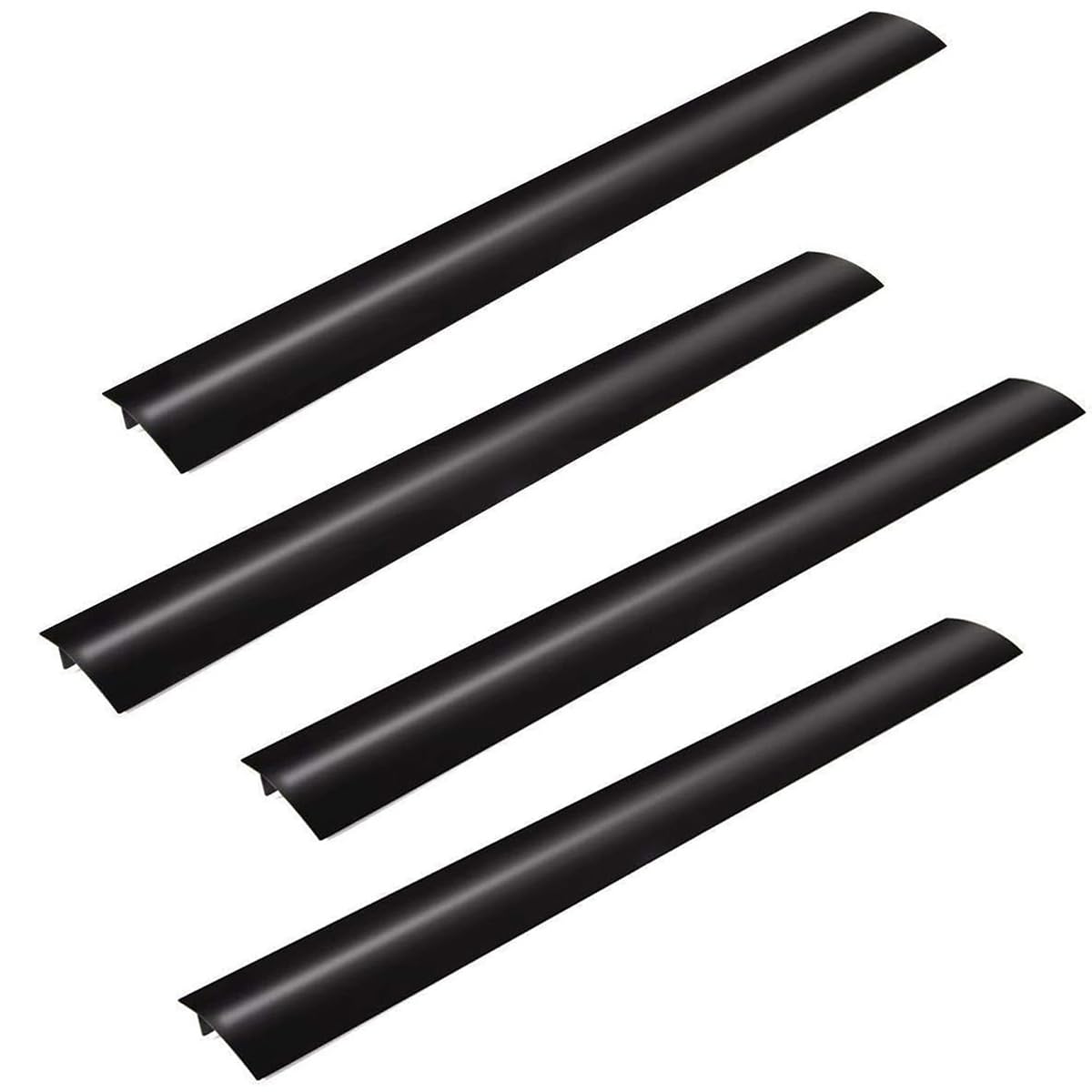 YISIMIN Stove Counter Gap Cover - 4 Pack 21inch Cooker Sides Gap Filler, Flexible Heat-Resistant Wide & Long Gap Cap FillersGap Cover Set for Kitchen Countertop (Black)