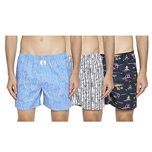 Image of Longies Men's Cotton Boxers (Pack of 3)