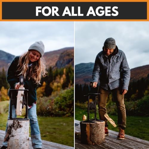 Kindling Cracker Original Log Splitter. Sturdy Firewood Splitter. Made From Recycled Cast Iron. Compact Design. Wood Chopper For Kindling Wood. Logs Splitters For Firewood. Fireplace Accessories 7 Kindling Cracker Original Log Splitter. Sturdy Firewood Splitter. Made From Recycled Cast Iron. Compact Design. Wood Chopper For Kindling Wood. Logs Splitters For Firewood. Fireplace Accessories - Image 7